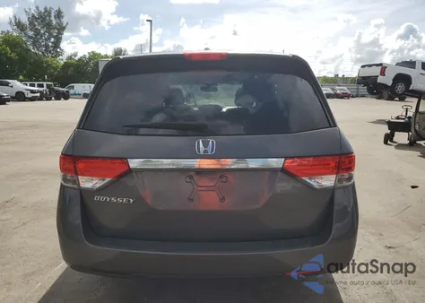 2014 Honda Odyssey Exl from USA, damaged, VIN 5FNRL5H64EB092579